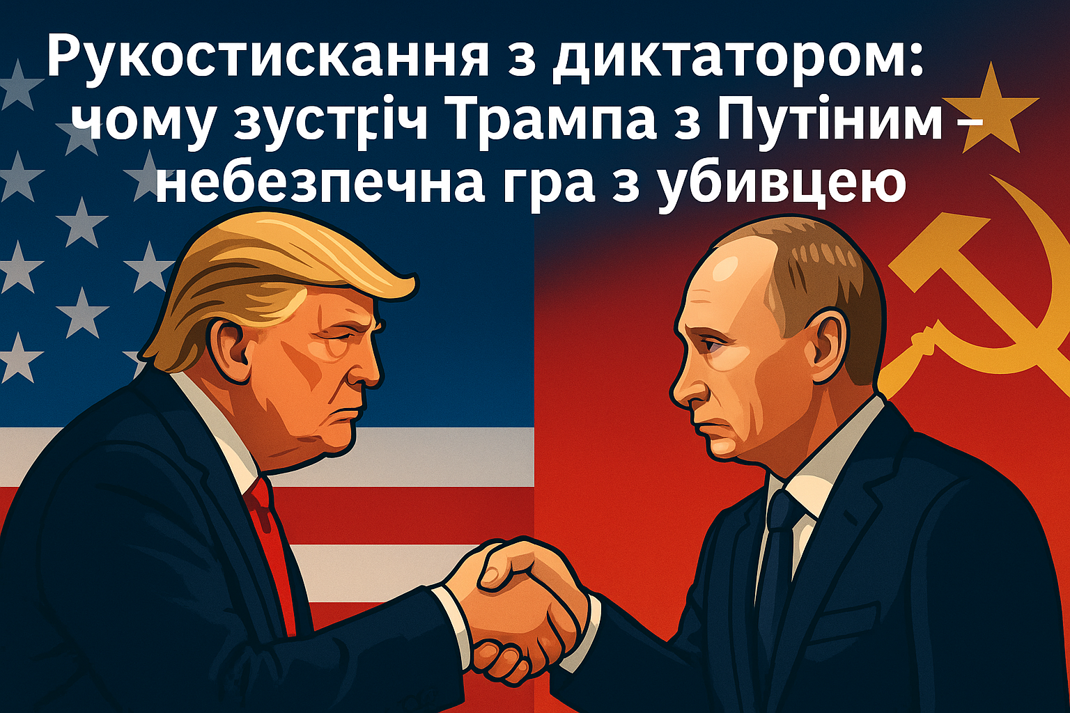 Рукостискання з диктатором: чому зустріч Трампа з Путіним – небезпечна гра з убивцею